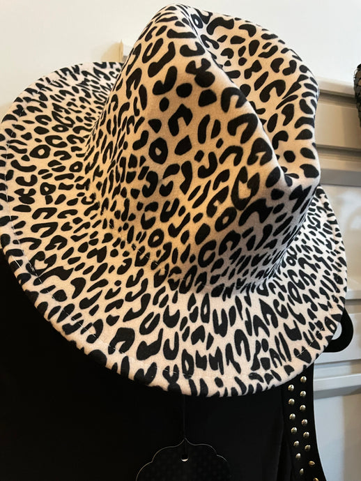 Fedora Hats:  Ivory Leopard and Red Leopard